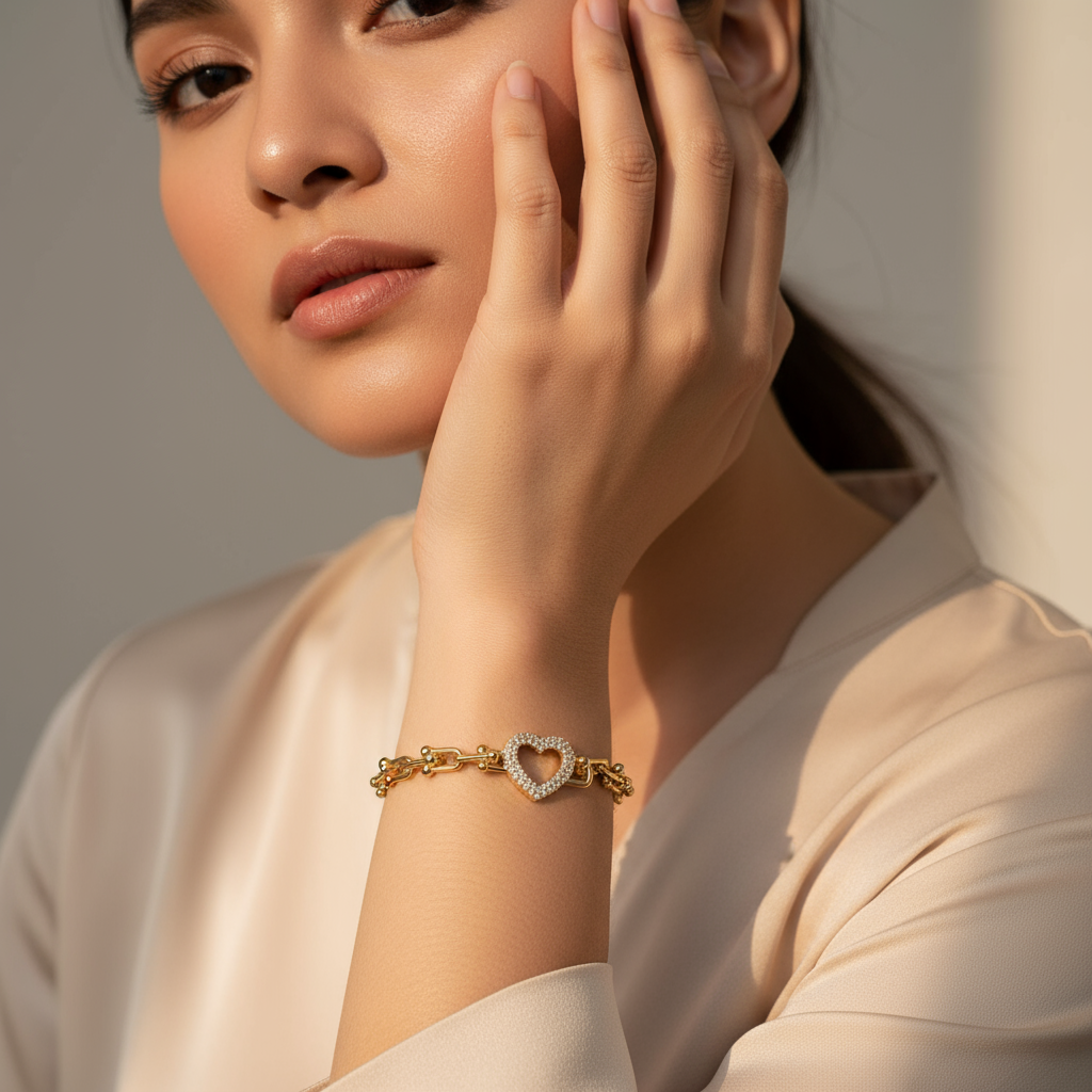 18k Bangkok Gold-Plated Hardwear Bracelets