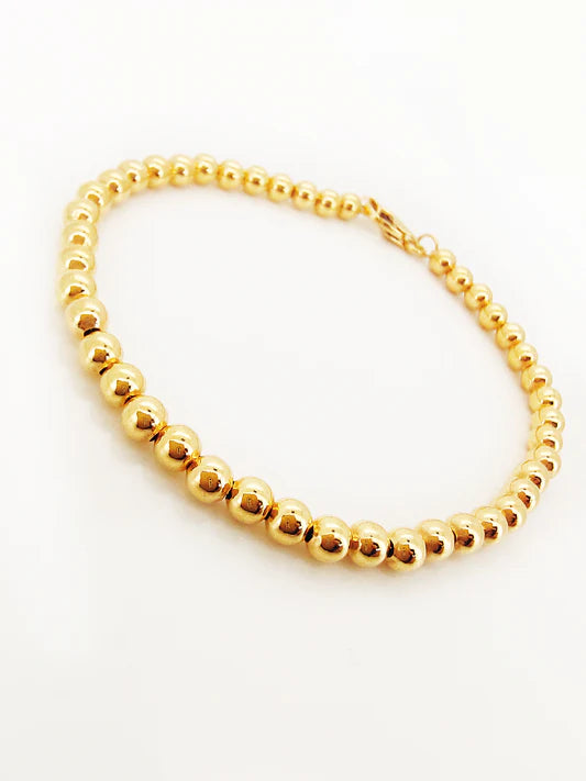 18k bangkok Gold-Plated Bubble Bracelet