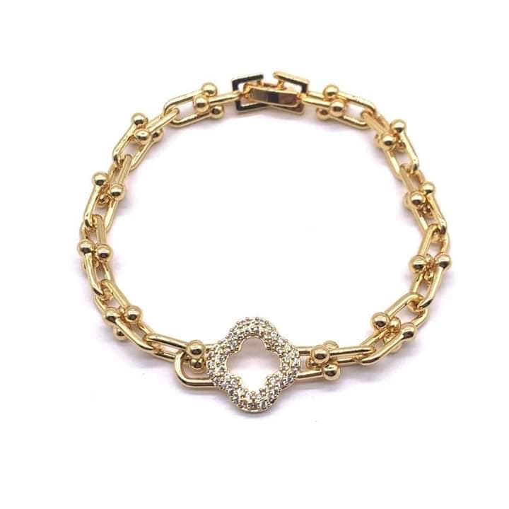 18k Bangkok Gold-Plated Hardwear Bracelets