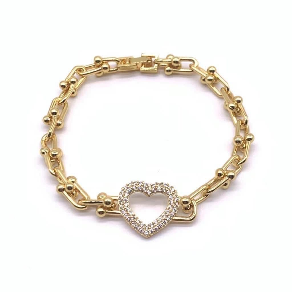 18k Bangkok Gold-Plated Hardwear Bracelets