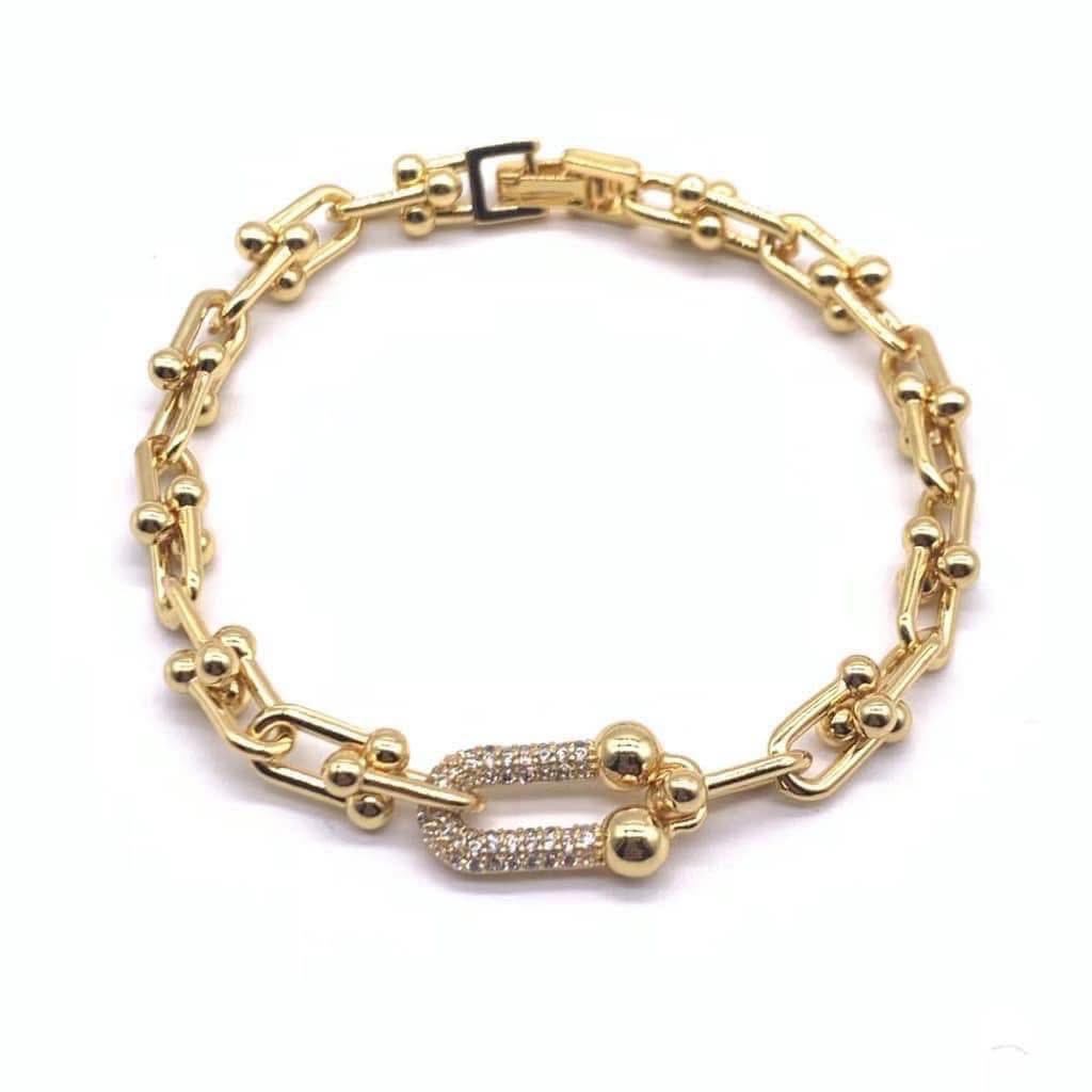 18k Bangkok Gold-Plated Hardwear Bracelets