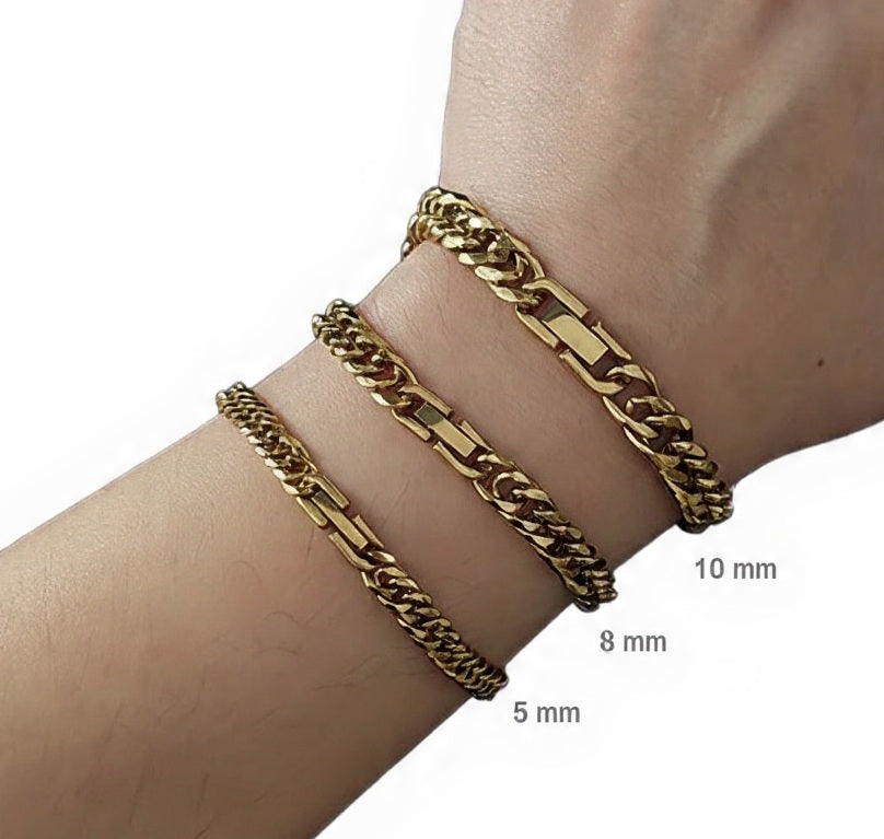 Japanese Cut Bracelet Double Lock