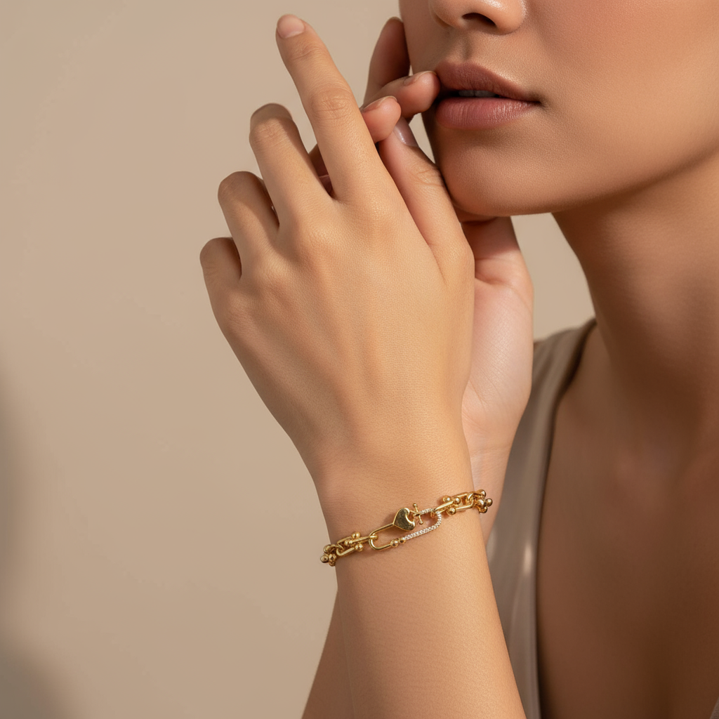 18k Bangkok Gold-Plated Hardwear Bracelets
