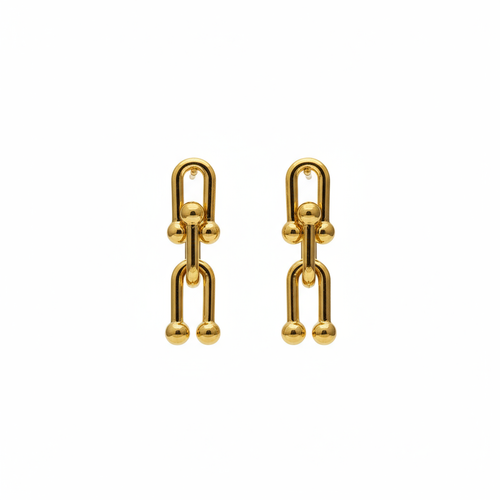 18k Bangkok Gold-Plated Hardwear Earrings